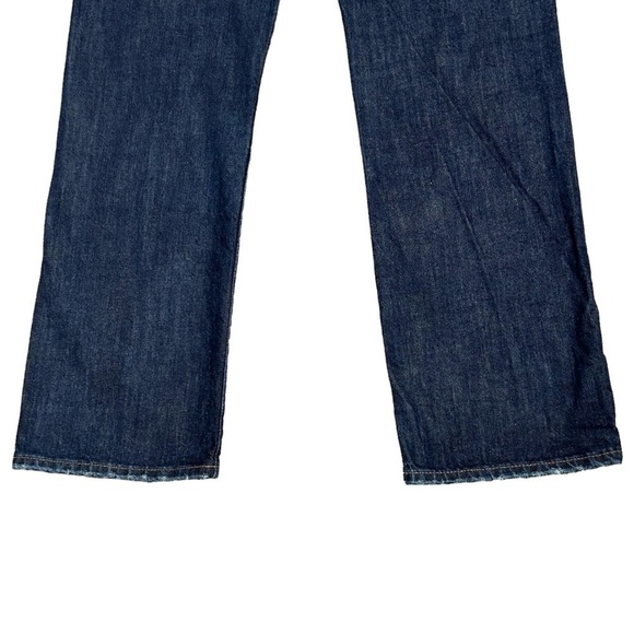 EXPRESS Jeans Straight leg 5 pocket Zipper & button fly Blue 33 x 32 Like new - Picture 8 of 12